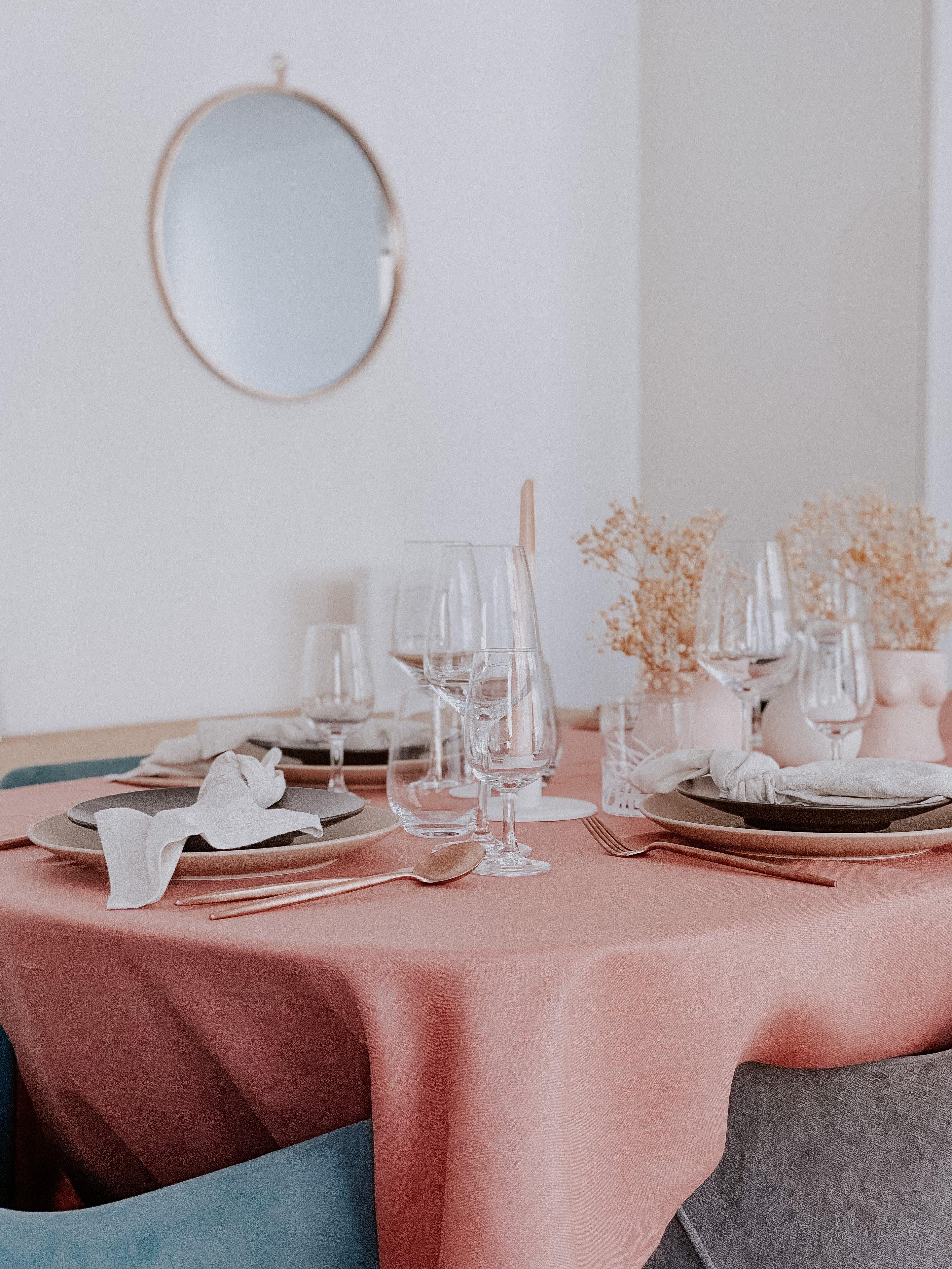 Battersea Unwashed Linen Tablecloth