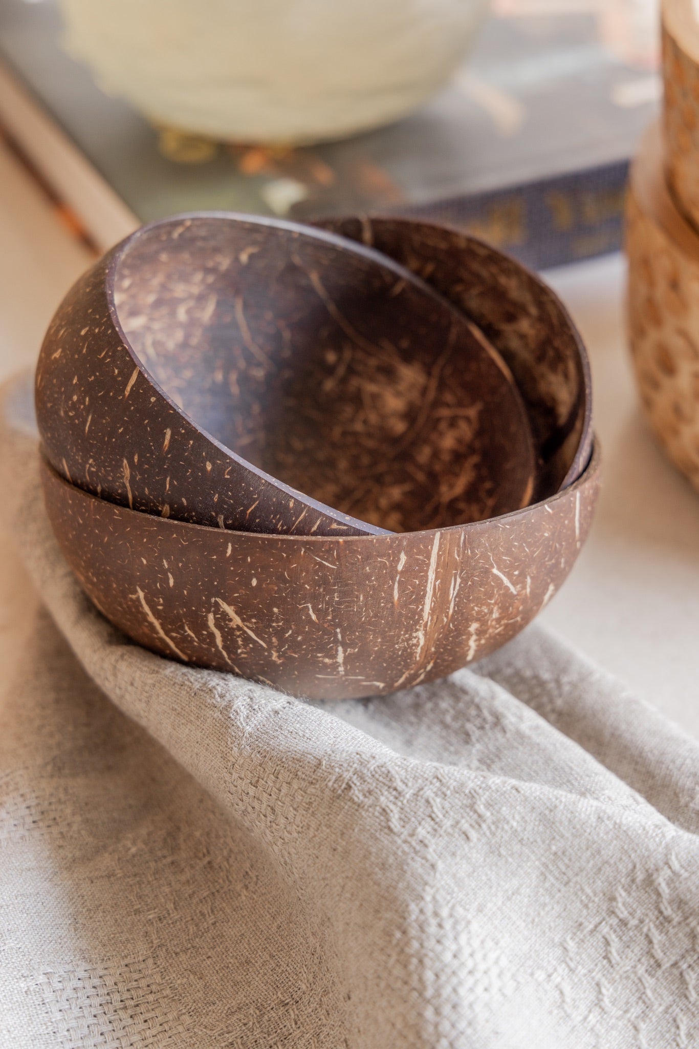 Coconut Bowls - Set of 2