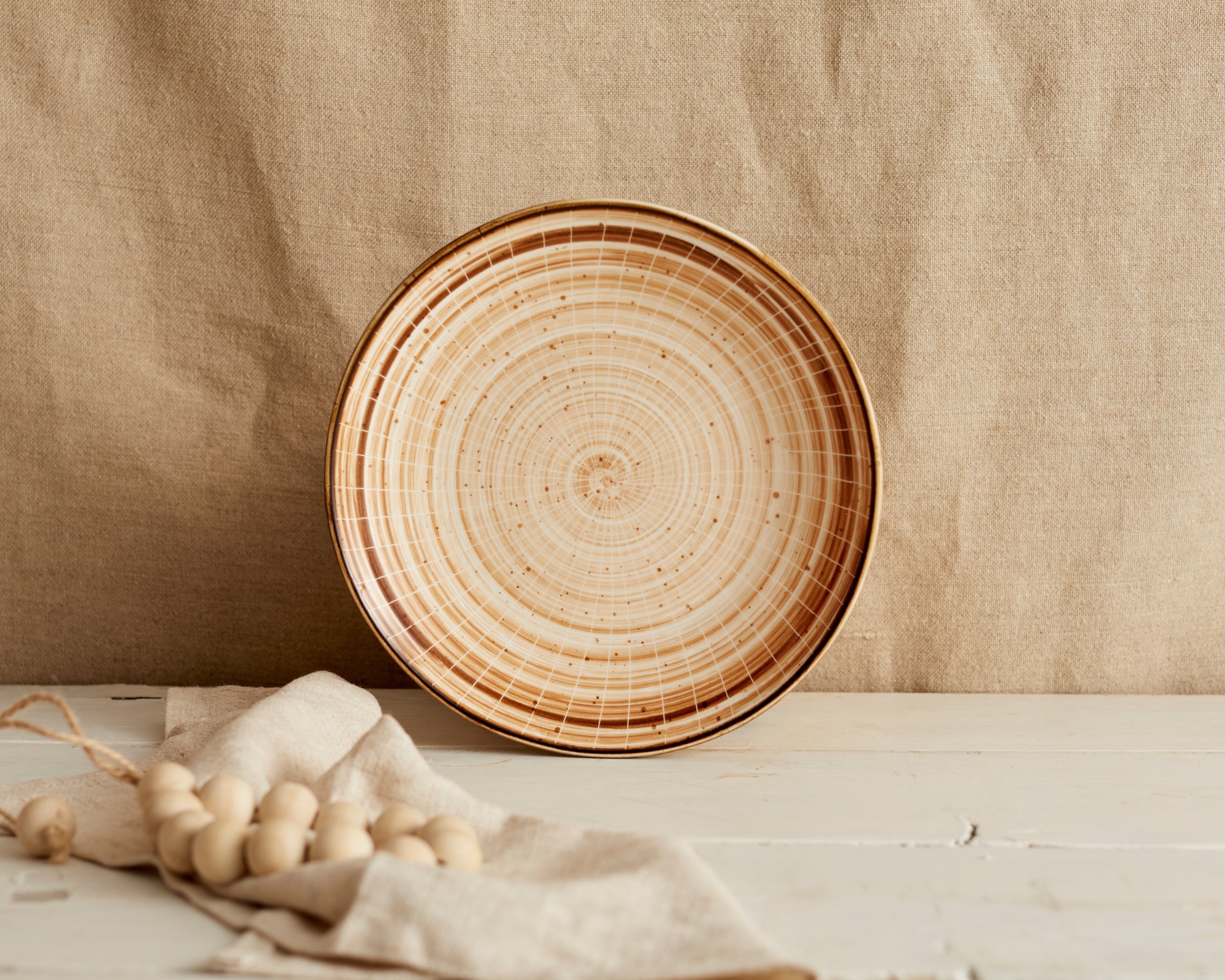 Marsali Porcelain Round Starter Plate-0