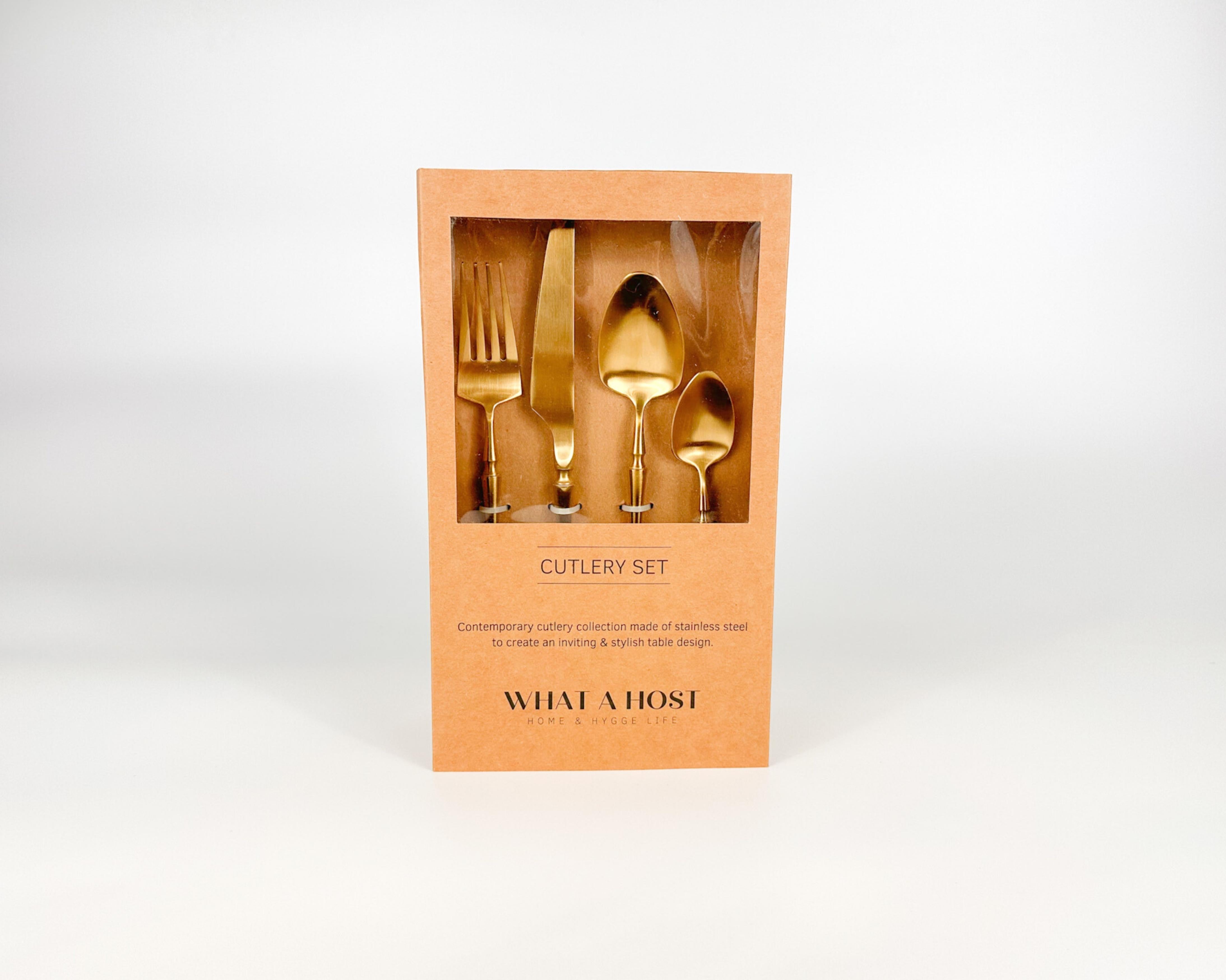 Paris Gold Stainless Steel Cutlery Sets x16/24 pieces