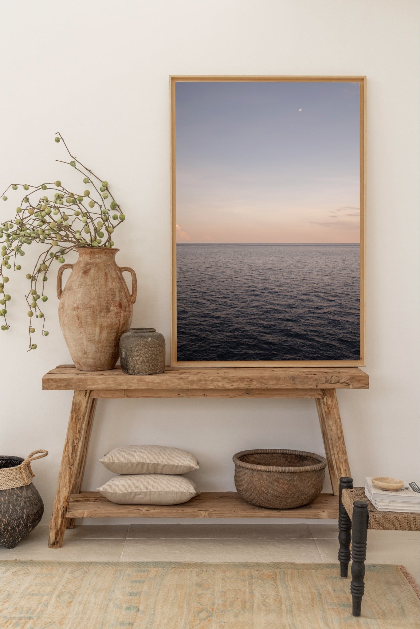 Blue Sunset Bali Poster