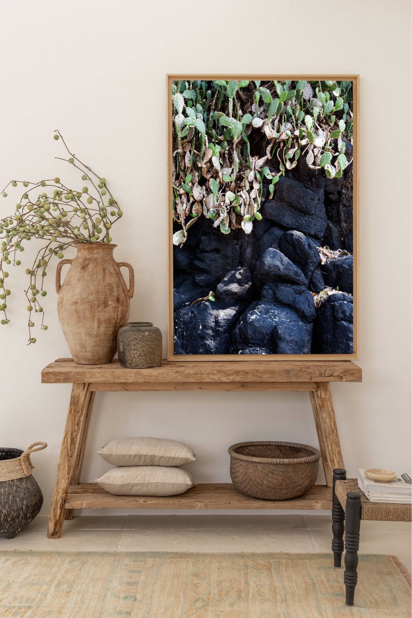 Cactus & Rocks Bali Poster